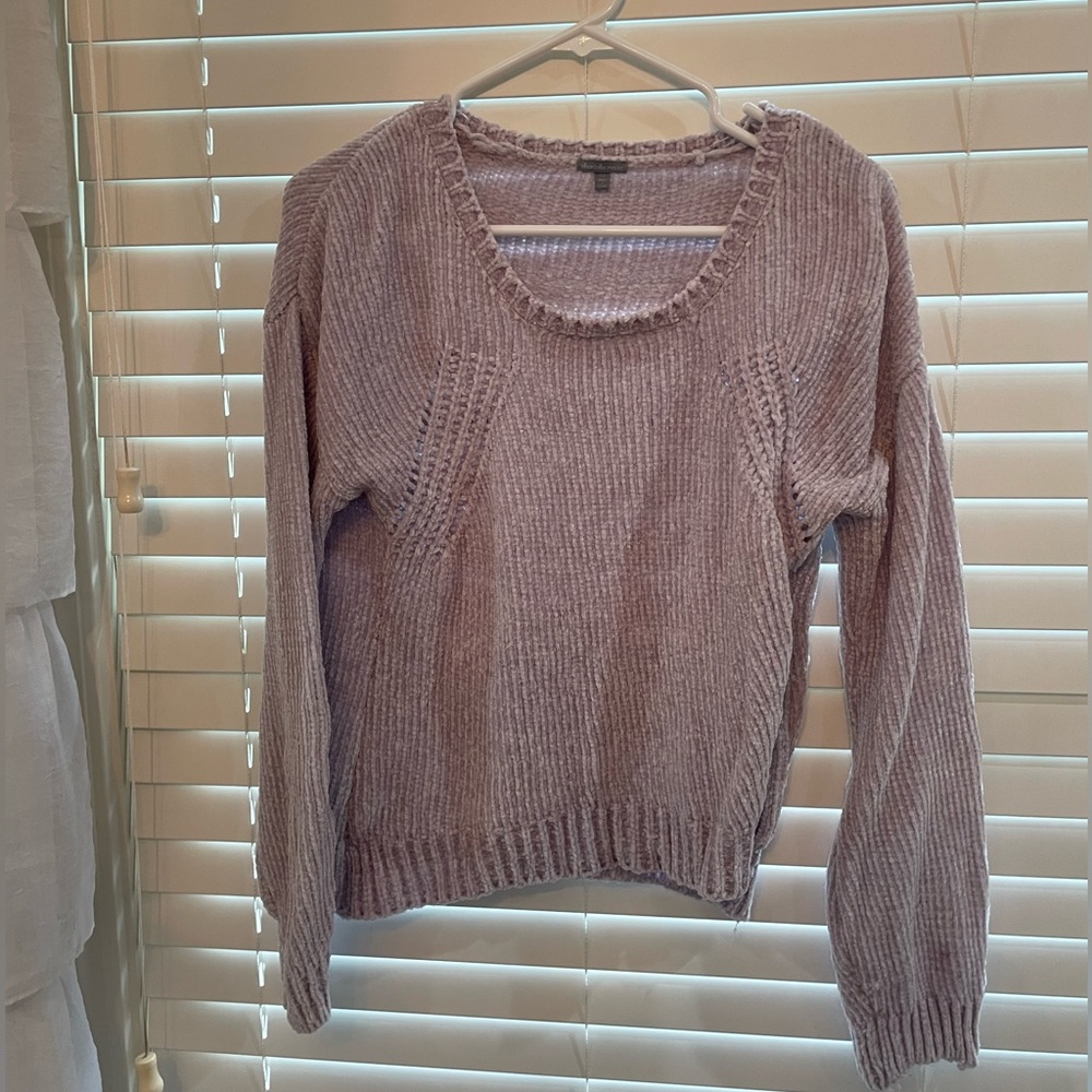 light purple sweater